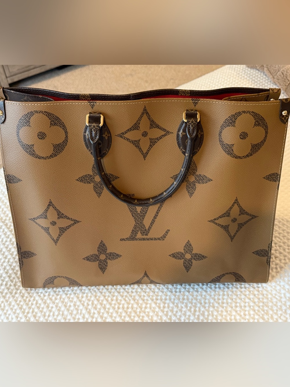 LOUIS VUITTON ONTHEGO GM – REVERSE MONOGRAM – PRISTINE